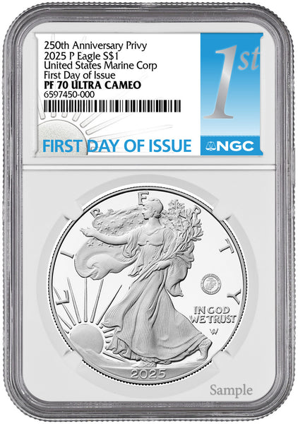 2025-P-Eagle-S1-PF70UC-250th-