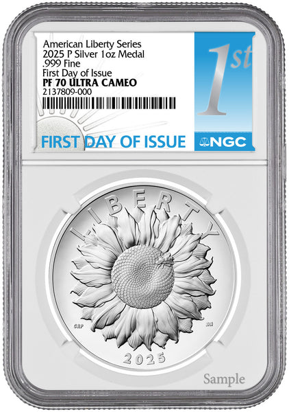 2025-P American Liberty Series Silver Medal FDI NGC PF70 | LCR Coin