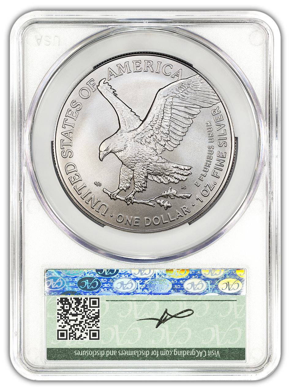 2025 (P) Silver Eagle First Eagle Privy FDD CAC MS70 Founders