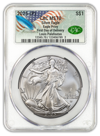 2025 (P) Silver Eagle First Eagle Privy FDD CAC MS70 Founders