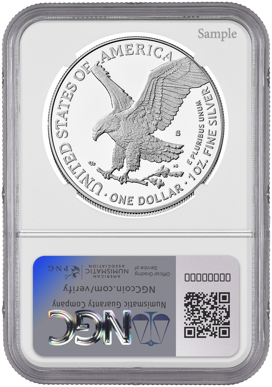 2025-S Silver Eagle First Day of Issue NGC PF70UCAM