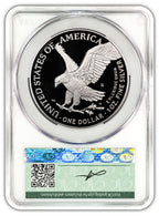 2025-S Silver Eagle 250th Anniversary U.S. Navy Privy FDD CAC PR70 Founders
