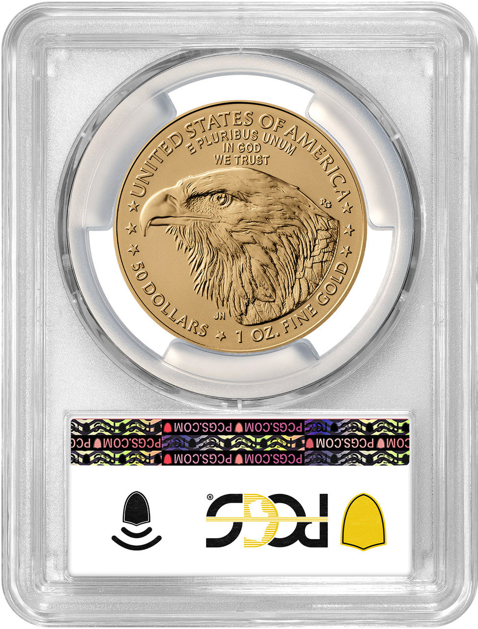2025-W 1 oz Burnished Gold Eagle First Day of Issue PCGS SP70