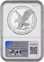 2025-W Silver Eagle Laser Engraved Privy FDI NGC PF70 Harrigal