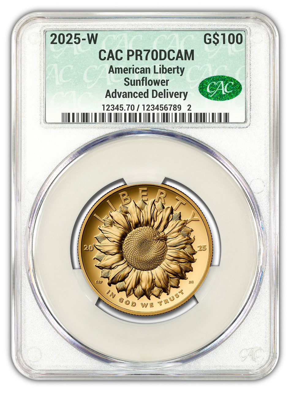 2025-W American Liberty Series Gold High Relief AD CACG PF70