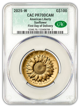 2025-W American Liberty Series Gold High Relief FDD CACG PF70