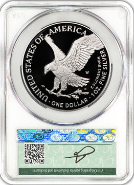 2025-W Silver Eagle Advanced Delivery Founders CAC PR70DCAM