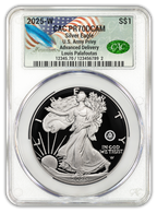 2025-W Silver Eagle 250th Anniversary U.S. Army Privy AD CAC PR70 DCAM Founders