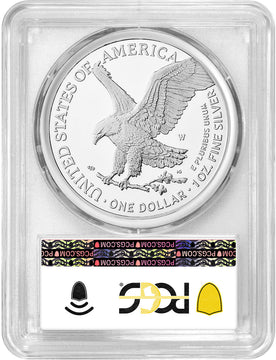 2025-W Silver Eagle First Day of Issue PCGS PR70DCAM