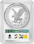 2025-S Silver Eagle 250th Anniversary U.S. Navy Privy FDI PCGS PR70