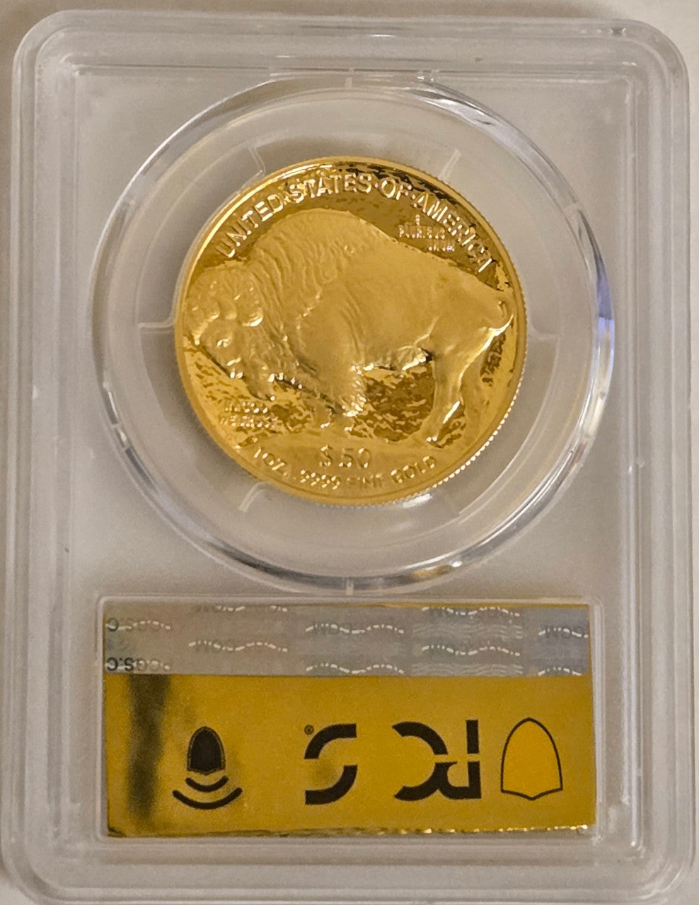 2025-W $50 Proof Gold Buffalo Advanced PCGS PR70 Gold Label