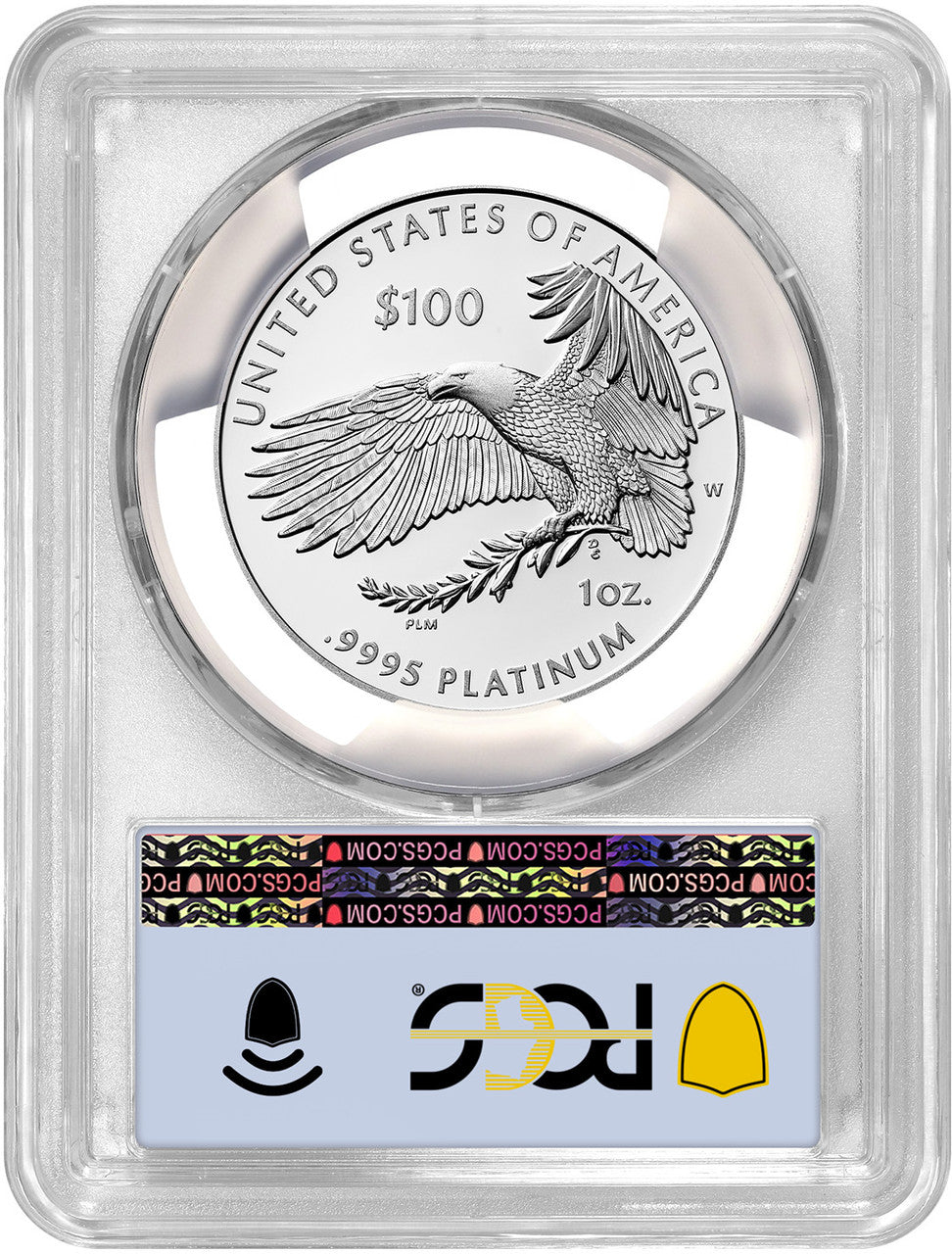 2025-W $100 Platinum Eagle Right To Petition FDI PCGS PR70