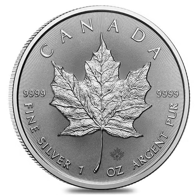 2025 1 oz Canadian Silver Maple Leaf Coin BU