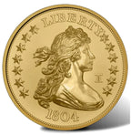 2026 1804 Draped Bust Silver Dollar Gold Coin & Silver Medal Set – Liberty Bell 250 Privy