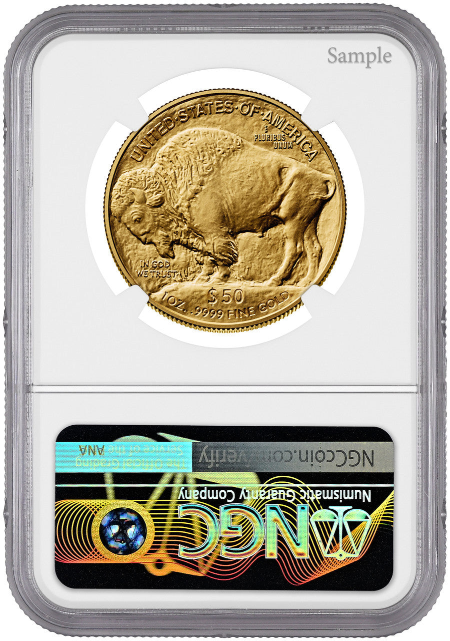 2026 1 oz Gold Buffalo First Day of Issue NGC MS70 Bison Label