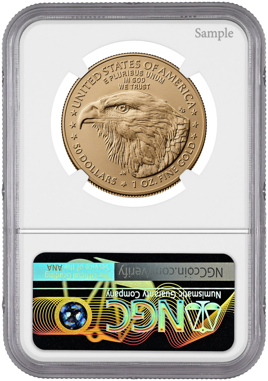 2026 1 oz American Gold Eagle First Day of Issue NGC MS70 Ron Harrigal