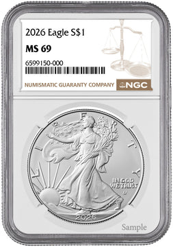 2026 American Silver Eagle NGC MS69