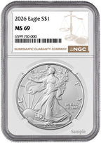 2026 American Silver Eagle NGC MS69