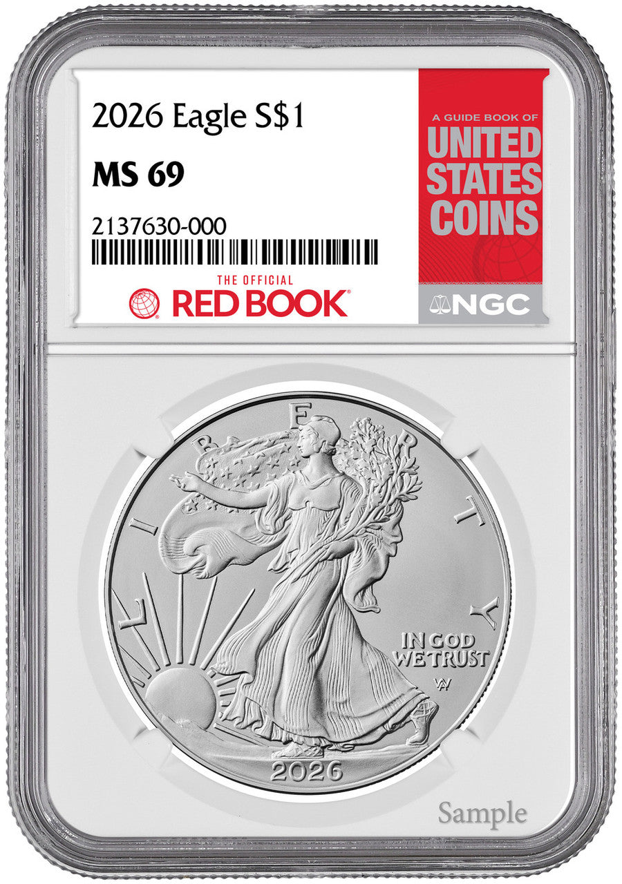 1986-2026 American Silver Eagle 42-pc Set NGC MS69 Red Book (3 New NGC Boxes)