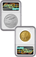 2026-W Best of the Mint 1916 Gold Walking Liberty Half & Silver Medal Set FDI NGC SP70 Congress