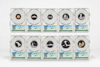 2026 United States Mint Silver Proof Set Advanced Delivery CAC PR70 Founders Label