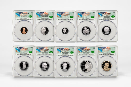 2026 United States Mint Silver Proof Set Advanced Delivery CAC PR70 Founders Label