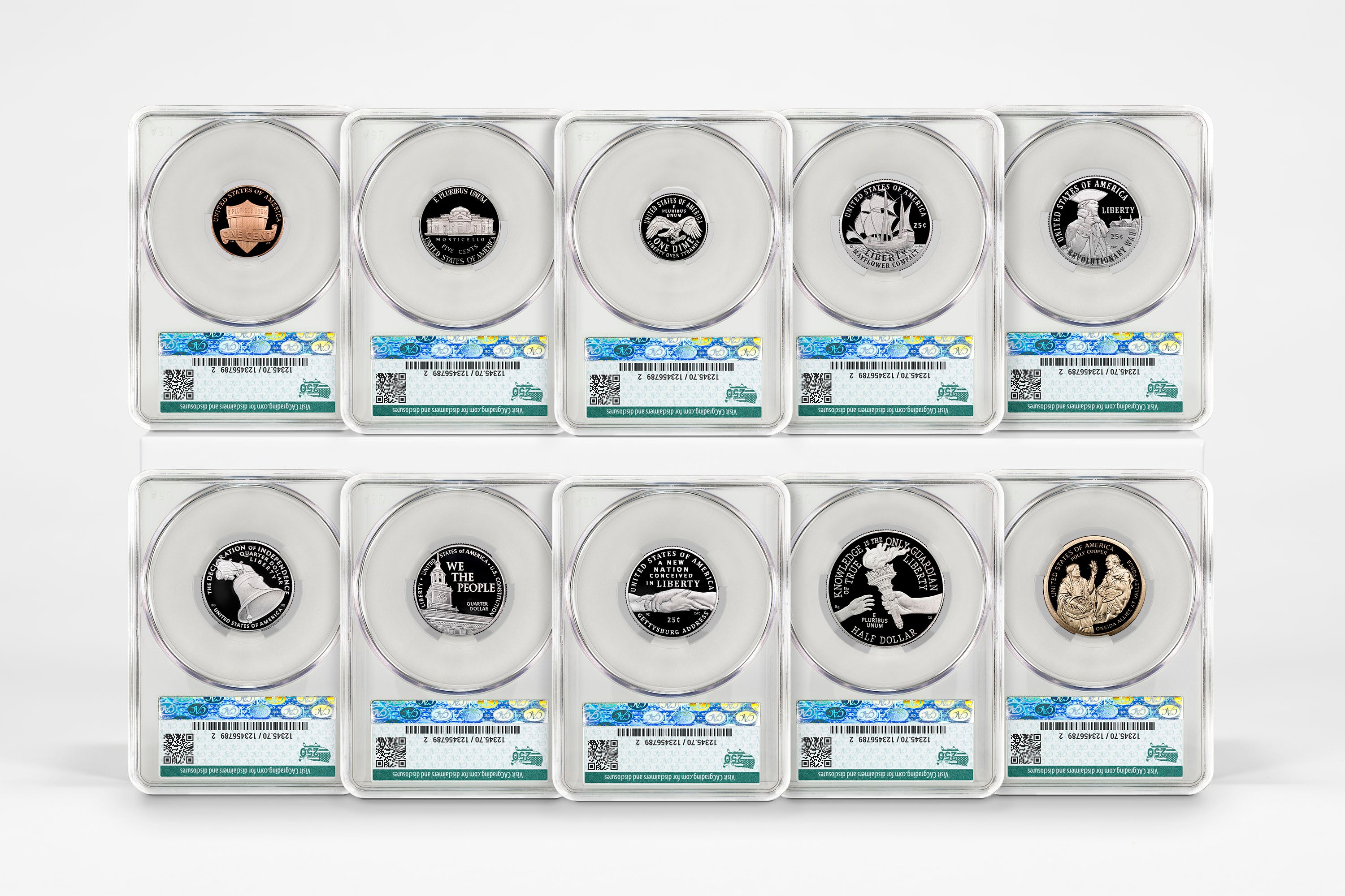 2026-S Semiquincentennial US Mint Proof Set CAC PR70 Advanced Delivery Ron Drzewucki