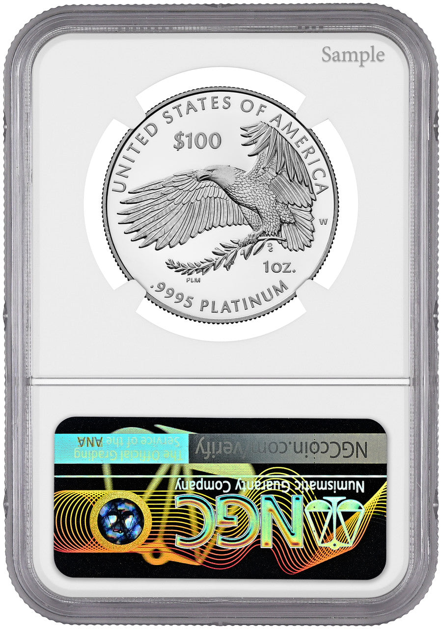 2026-W $100 Platinum Eagle Declaration of Independence FDI NGC PF70 Hancock