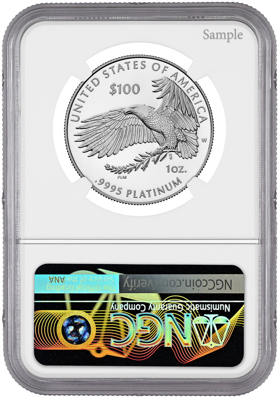 2026-W $100 Platinum Eagle Declaration of Independence Canon FDI