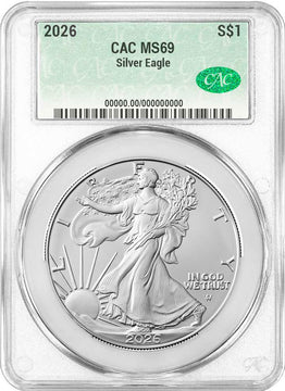 2026 American Silver Eagle CAC MS69