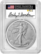 2026 American Silver Eagle First Day of Issue PCGS MS70 Damstra