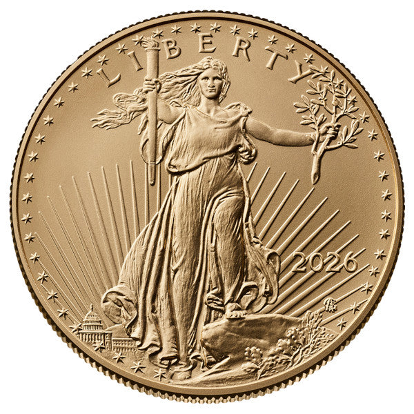 2026 1 oz American Gold Eagle First Day of Issue NGC MS70 Ron Harrigal