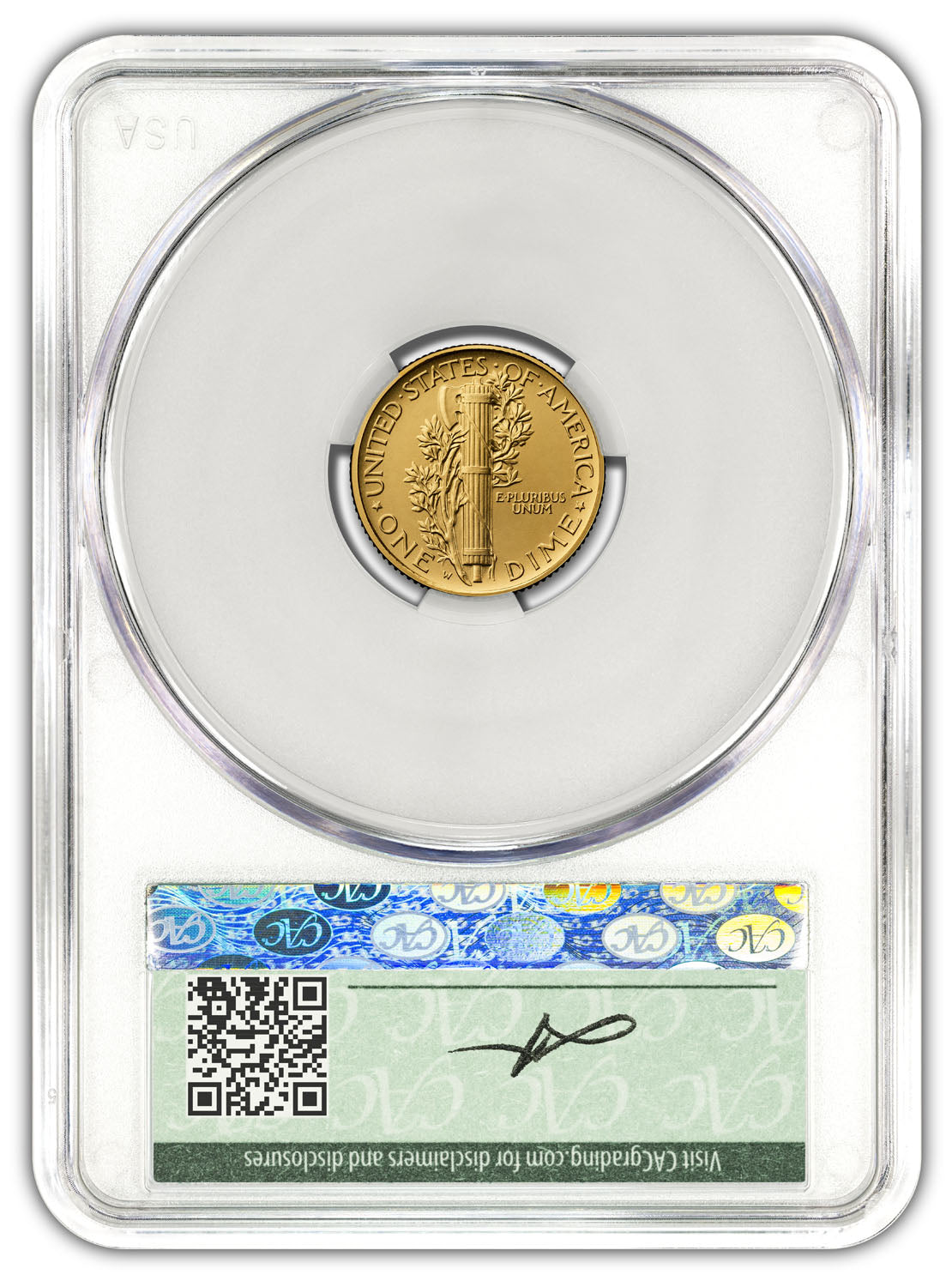 2026-W 1916 Mercury Gold Coin FDD CAC SP70 Founders