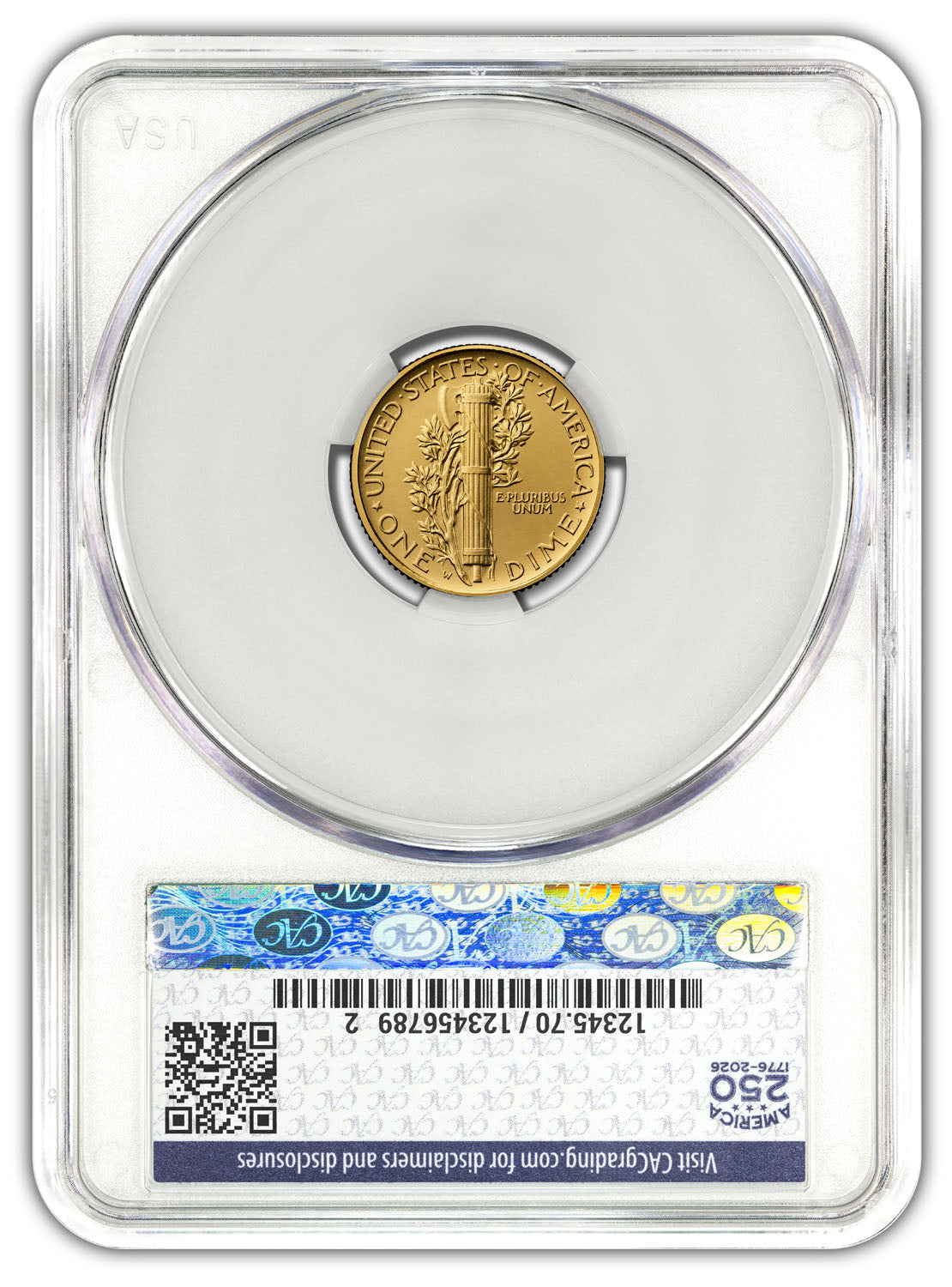 2026-W Mercury Gold Coin FDD CAC SP70 Battlefield | LCR Coin