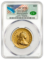 2026 1804 Draped Bust Dollar Gold Coin AD CAC SP70 Founders
