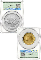 2026 1907 Saint-Gaudens High Relief $20 Gold Coin & Silver Medal Set AD CAC SP70/MS70 Founders