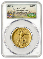 2026 1907 Saint-Gaudens High Relief $20 Gold Coin FDD CAC SP70 Battlefield