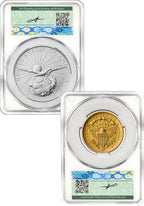 2026 Best of the Mint 1804 Draped Bust Gold Coin & Silver Medal Set FDD CAC SP70/MS70 Founders