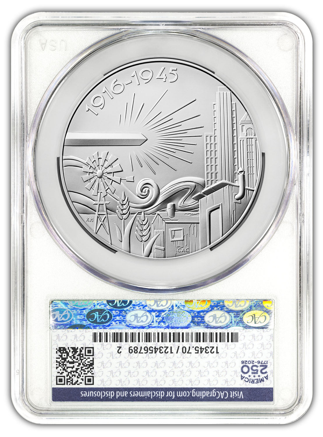 2026 (P) Mercury Silver Medal FDD CAC MS70 250 Battlefield | LCR Coin