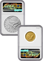 2026 Best of Mint 1916 Standing Gold Liberty Quarter & Silver Medal Set AR NGC SP70 Hancock