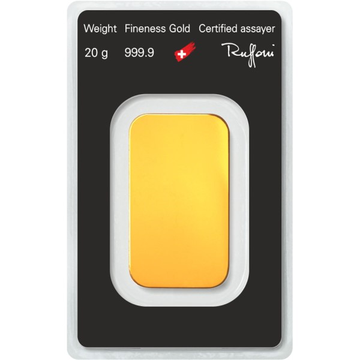 20 GRAM GOLD BAR ARGOR-HERAEUS