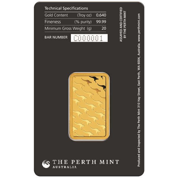 20 GRAM PERTH GOLD BAR
