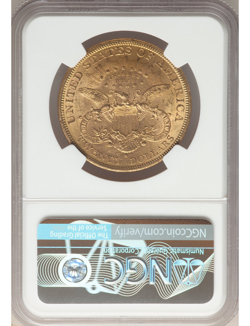 Random Date 1850-1907 Liberty $20 Gold Double Eagle NGC MS62