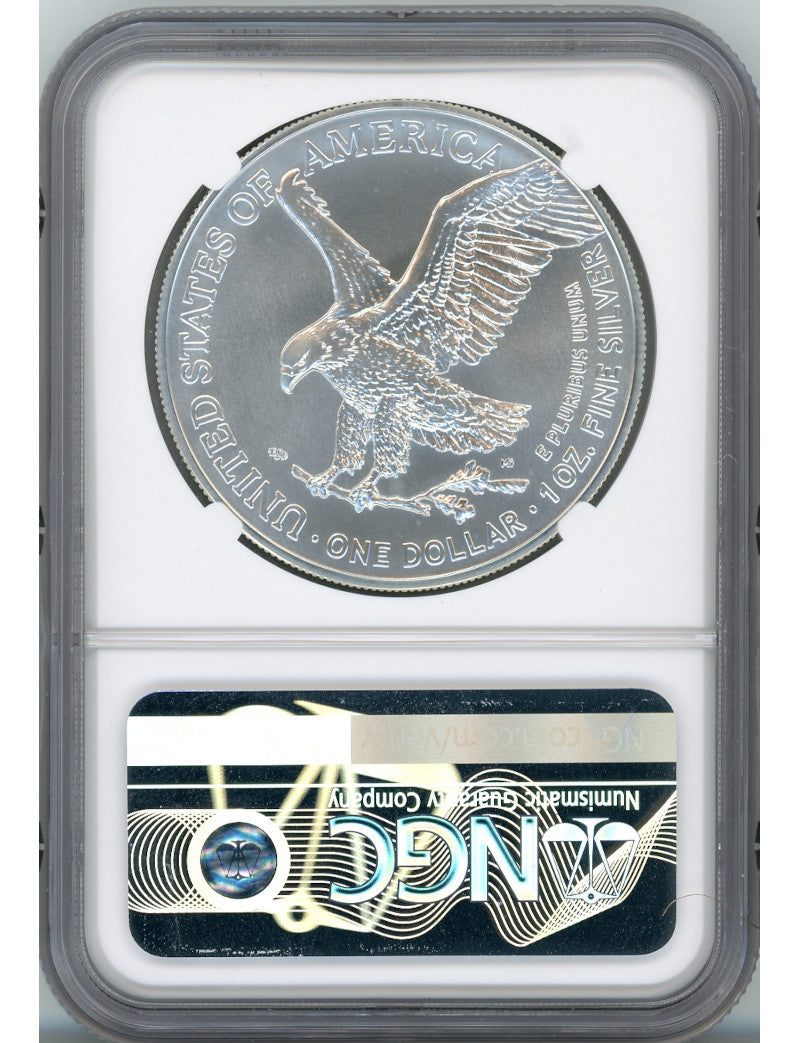 2021 American Silver Eagle Type 2 At Dusk & Dawn 35th Anniversary 221th NGC MS69