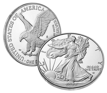 2022 S Silver Eagle Chicago ANA Releases PF70 NGC Mike Castle