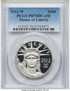 2012-W $100 One-Ounce Platinum Eagle PCGS PR70