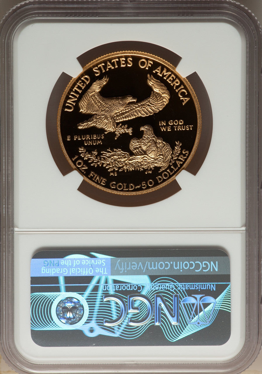 2014-W $50 One-Ounce Gold Eagle NGC PF70