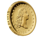 2024-W 230th Anniversary Flowing Hair Gold Dollar FDD CAC PR70