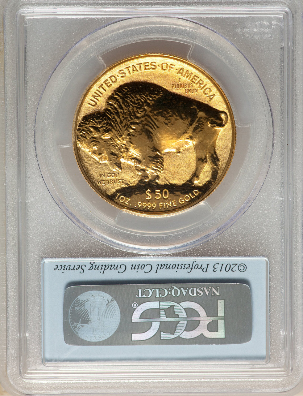 2013-W $50 One-Ounce Gold Buffalo Reverse Proof Chicago ANA PCGS PR70
