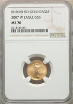 2007-W $5 Tenth-Ounce Gold Eagle NGC MS70